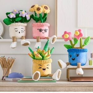 Happy Plants Plush 4pk